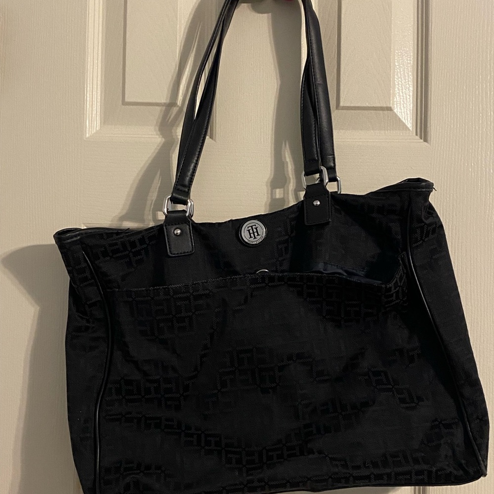 Elegant Black Tote Bag